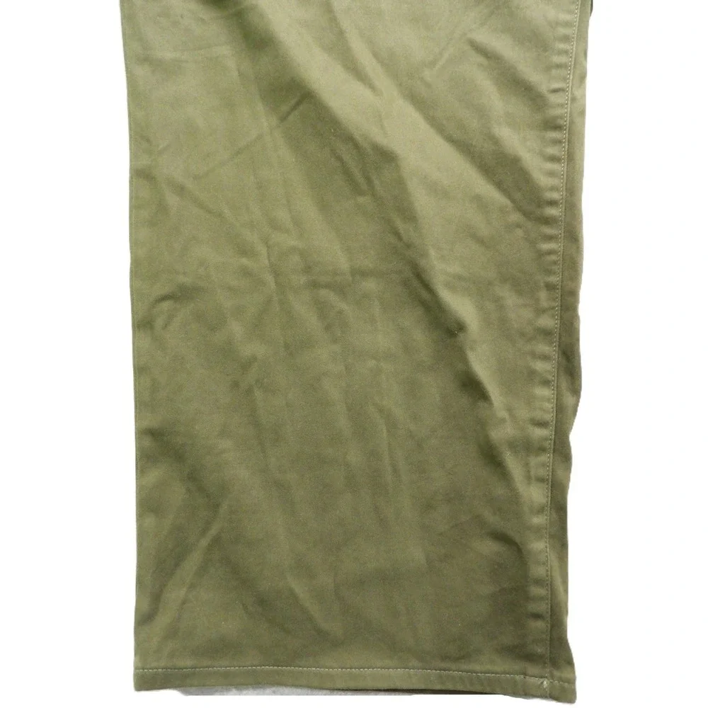 Polo Ralph Lauren Pants Men 50B Classic Fit Chino Olive Green Cotton Stretch Big